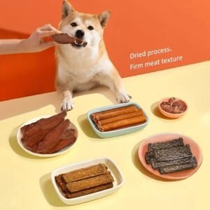 Pet-Shaped Chicken Wrapped Chewy Dog Snack