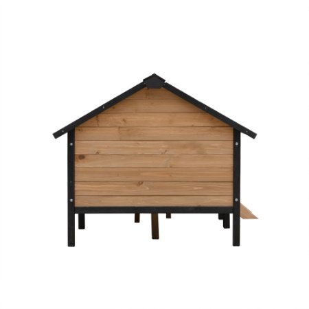 Outdoor Large Wooden Dog Kennel With Porch - Image 3