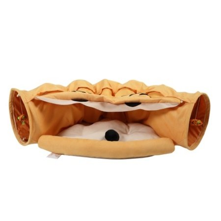 Cat Telescopic Tunnel Bed with Teasing Balls - Image 3