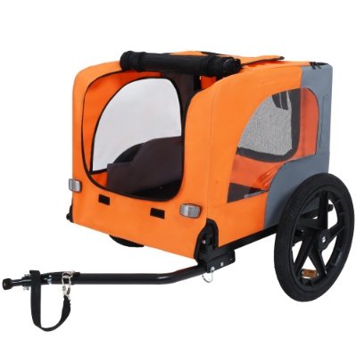 Collapsible Pet Bike Trailer with 16" Wheels
