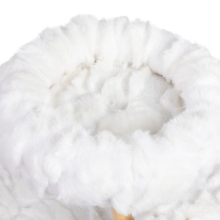 Modern Luxury Cat Tree Tower With Cat Condo White - Image 3