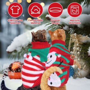 Christmas Cute Pet Turtleneck Sweater