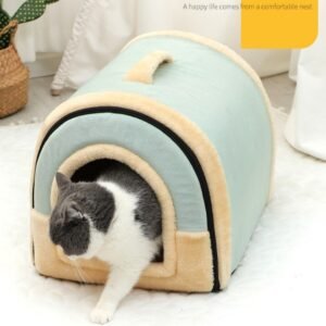 Portable Handle Pet Bed For Small Medium Pets