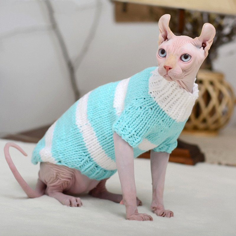 Cozy Warm Sweater for Hairless Cats – Winter Wear - Image 4