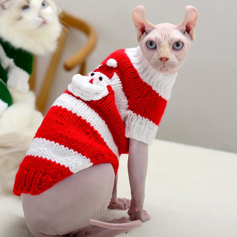 Cozy Warm Sweater for Hairless Cats – Winter Wear - Image 7