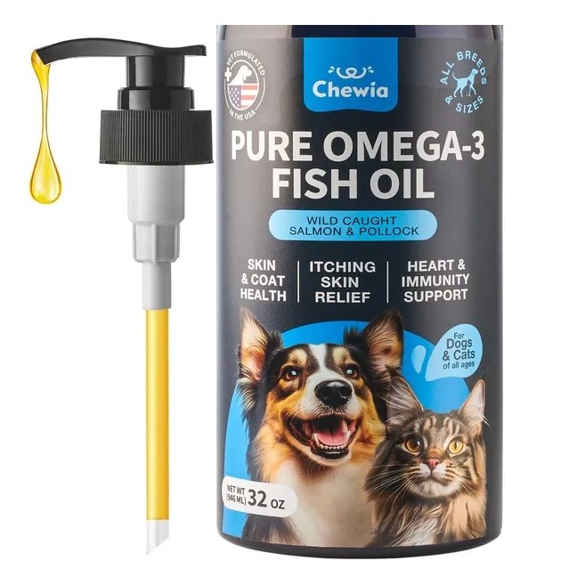 Fish Oil Dog Supplement for Healthy Coat & Skin