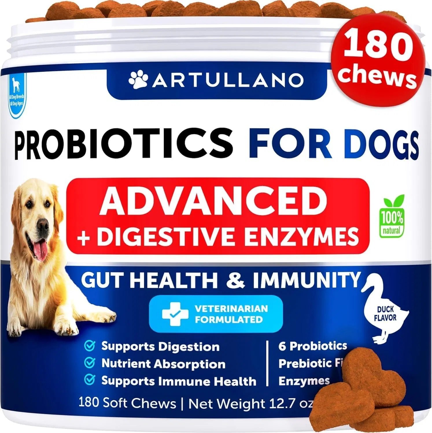 Probiotics for Dogs Gut Health & Allergy Support