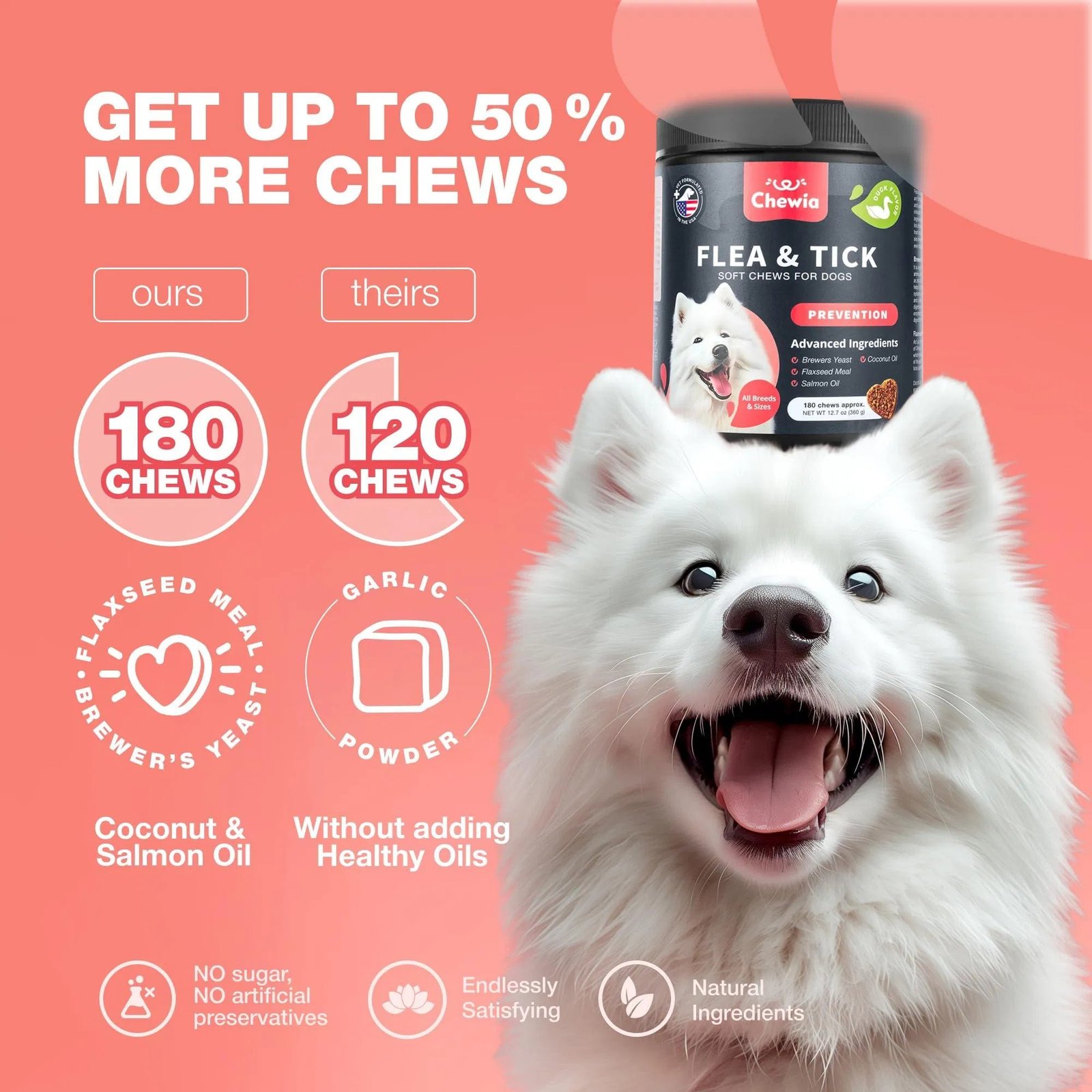 Natural Dog Flea and Tick Treatment Chews - Image 8