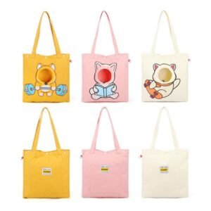 Canvas Pet Carrier Bag for Cats & Dogs Shoulder