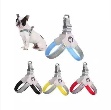 Adjustable Reflective Pet Harness with Leash Set - Image 2