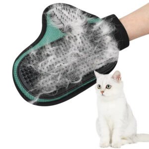Pet Hair Removal Glove for Bath & Grooming