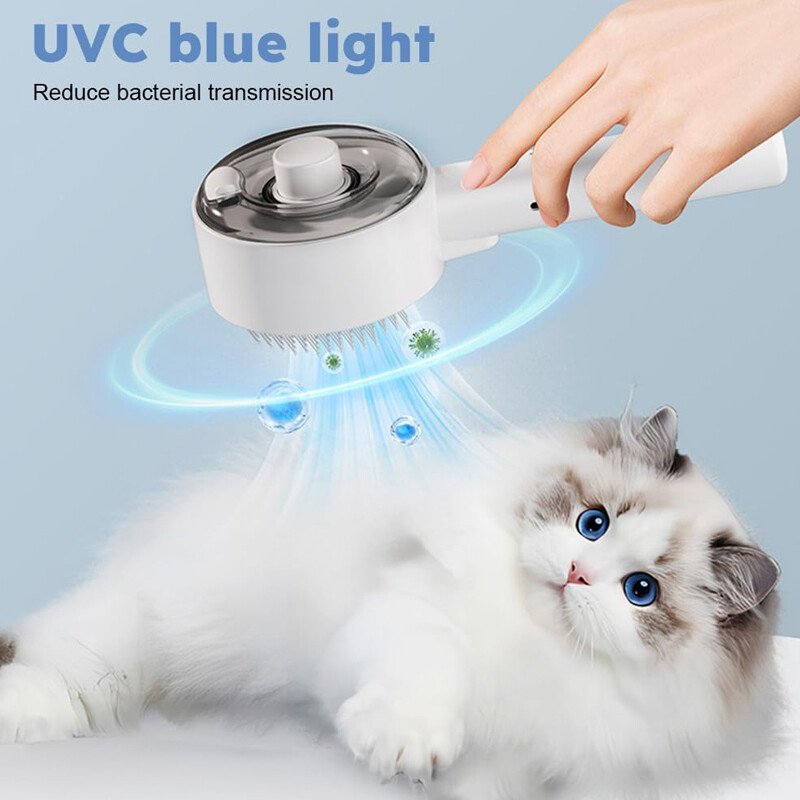 Electric Spray Pet Steam Brush & Massage Comb - Image 3