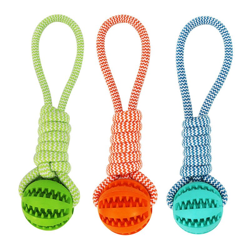 Interactive Treat Ball Toy with Hemp Rope - Image 9