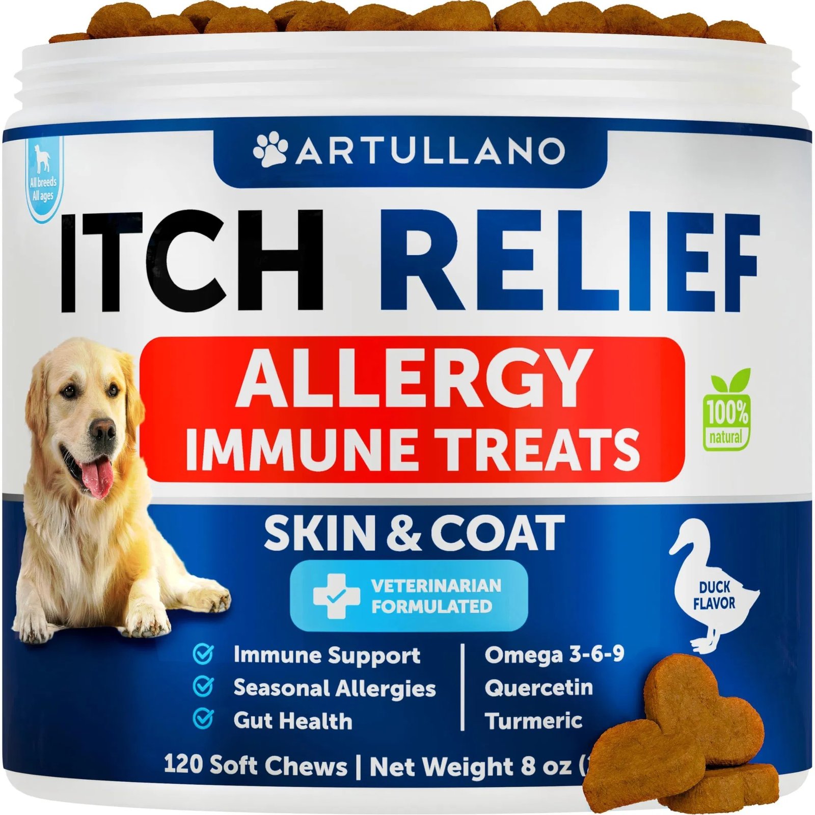 Dog Allergy Relief Chews for Itchy Skin