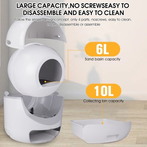 Smart Automatic Cat Litter Box With App Control - Image 3